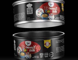 nº 55 pour Design a Packaging Label for a Fun Cake Pan par OneRiduan 