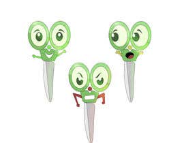 #52 untuk Design a scissors them cartoon character for Kids picture book oleh jucpmaciel