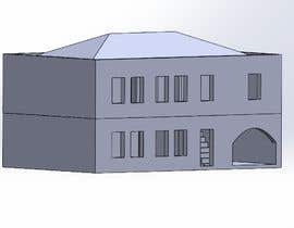 #9 para Create a 3D model (.stl) of this house for 3D printing por hamido5