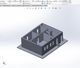 Pictograma corespunzătoare intrării #40 pentru concursul „                                                    Create a 3D model (.stl) of this house for 3D printing
                                                ”