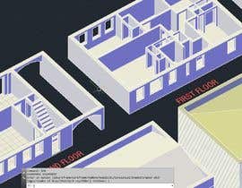 #7 untuk Create a 3D model (.stl) of this house for 3D printing oleh Vicebacker