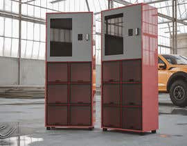 #7 untuk 3D rendering - PPE cabinet with toush screen in an industrial environment oleh OarsDesign