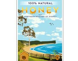 JunrayFreelancer tarafından Label design for: &quot;Pure Northern Beaches Honey&quot; için no 108