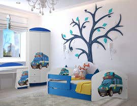 #7 para Interior room with furniture design needed por Nafaiz07
