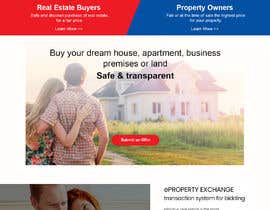#129 untuk real estate auctions -  redesign landing page oleh carmelomarquises