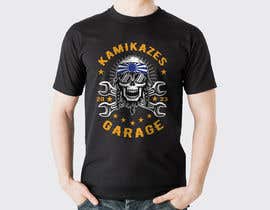 nº 124 pour Bikers tshirt - Kamikazes Garage par manik009307 