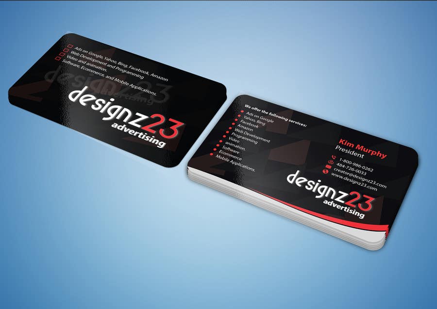 Bài tham dự cuộc thi #221 cho                                                 Business Cards for marketing agency
                                            