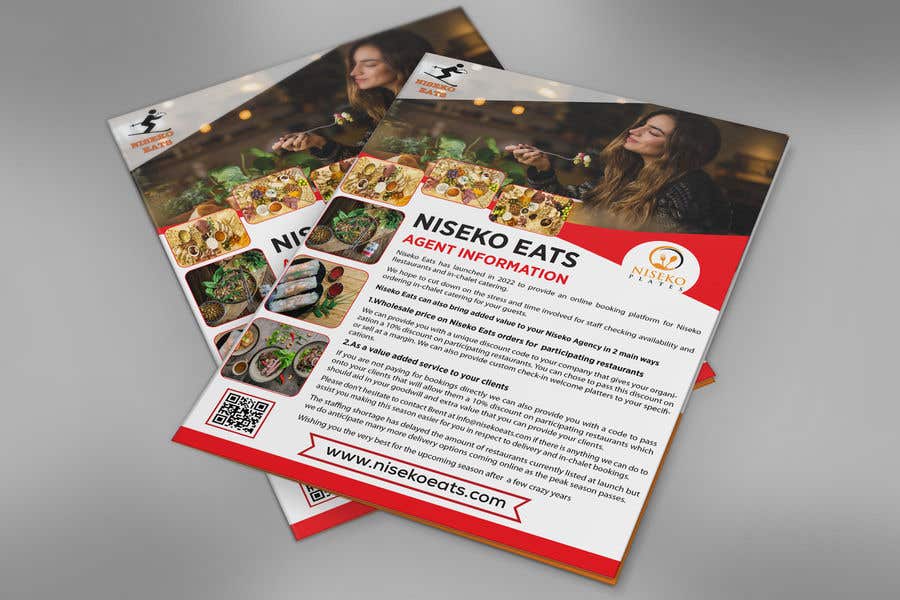 Kilpailutyö #94 kilpailussa                                                 Design an A4  Agents flyer for Niseko Eats
                                            