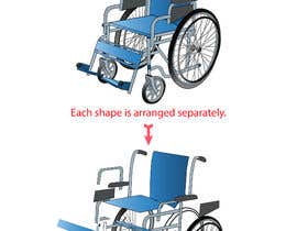 Nro 28 kilpailuun Adobe Illustrator: Creator icon of a wheelchair in specific style käyttäjältä Aminul5435