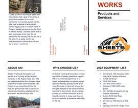 #66 para Create a modern tri-fold brochure for my business de calebyemoh