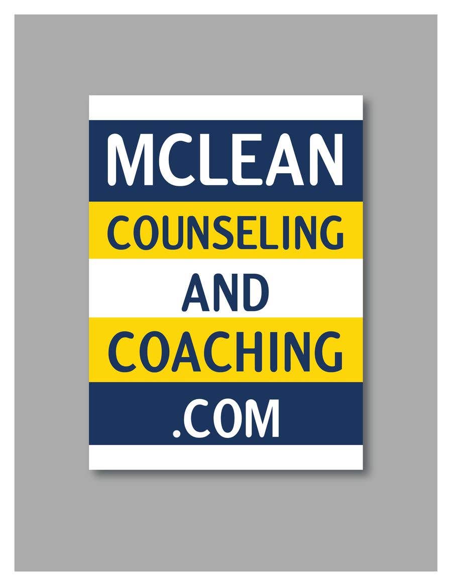 Intrarea #81 pentru concursul „                                                I'd like a graphical sign made from the phrase:  McLean Counseling and Coaching . Com
                                            ”