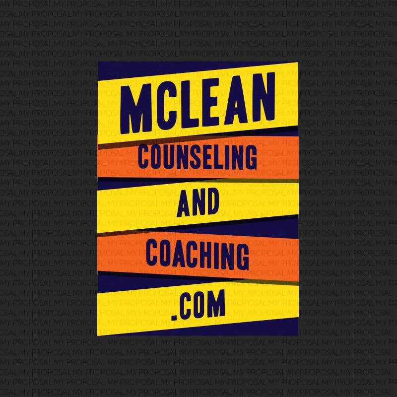 Intrarea #65 pentru concursul „                                                I'd like a graphical sign made from the phrase:  McLean Counseling and Coaching . Com
                                            ”