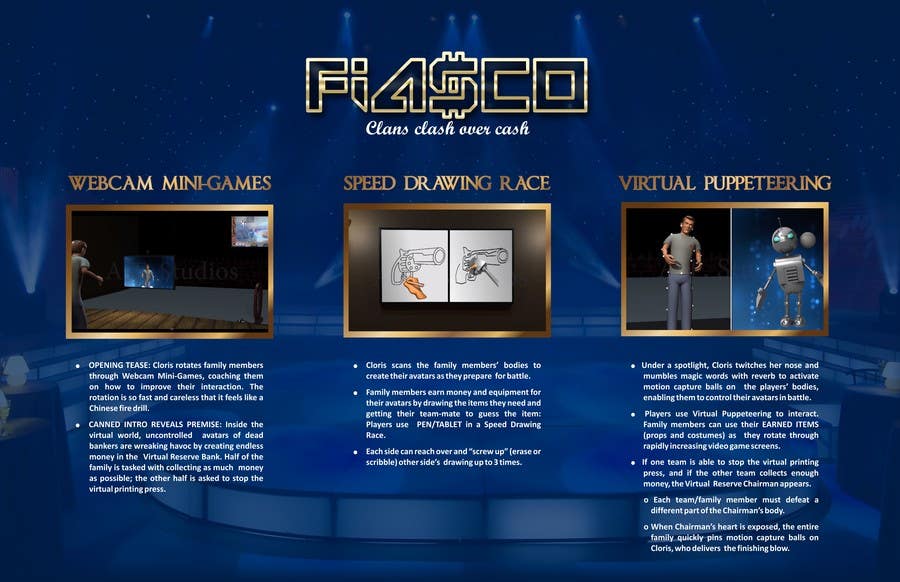 Participación en el concurso Nro.35 para                                                 Re-design this TV show concept sheet to look like a million bucks
                                            