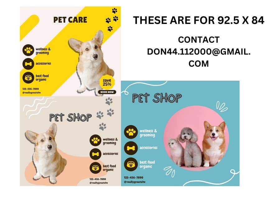 Contest Entry #94 for                                                 Pet Store Front Glass Design
                                            