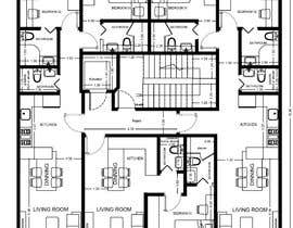 Nro 46 kilpailuun Architectural Floor-Plans for a Small Residential Apartment Building käyttäjältä AyaElkh0ly