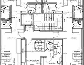 Nro 87 kilpailuun Architectural Floor-Plans for a Small Residential Apartment Building käyttäjältä AyaElkh0ly