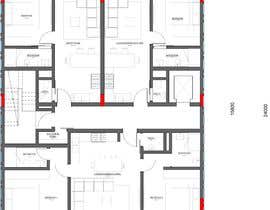 Nro 43 kilpailuun Architectural Floor-Plans for a Small Residential Apartment Building käyttäjältä oyeyemidiran