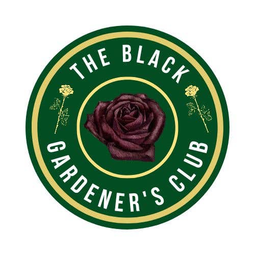 Penyertaan Peraduan #122 untuk                                                 I need a logo designed for my gardening inspired clothing company called “The Black Gardener’s Club”. If needs to be colored as well as look good in black and white. I like the first example the most. I want to be able to embroider and screen print logo.
                                            