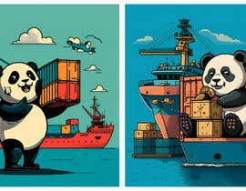 #57 untuk Art Competition - Panda Animal + Logistics oleh mdali307004