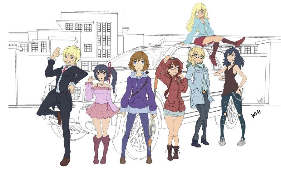 Penyertaan Peraduan #20 untuk                                                 Anime Illustration Contest
                                            