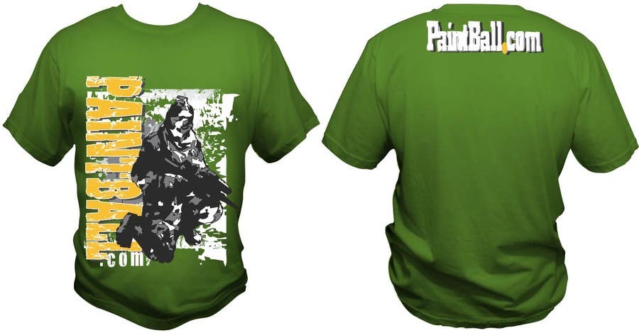 Penyertaan Peraduan #78 untuk                                                 Design a T-Shirt for PaintBall.com
                                            