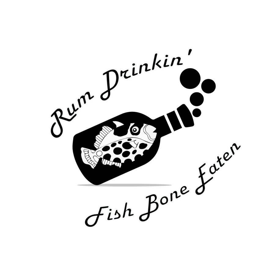 Penyertaan Peraduan #57 untuk                                                 Rum Drinkin' & Fish Bone Eaten logo
                                            