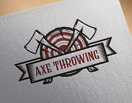 #292 for create a logo for a axe throwing company by nazmunnahar01306