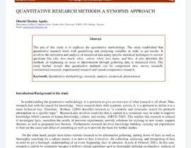 #6 для Writing a research paper on management studies using quantitative analysis (SPSS tool) от kalimzeeshan33