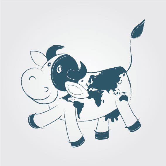 Penyertaan Peraduan #119 untuk                                                 Design a Logo for our "Blue Cow Global"
                                            