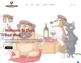 #48 cho Creating a template homepage for my new site, www.dogsredwine.com bởi nazim203