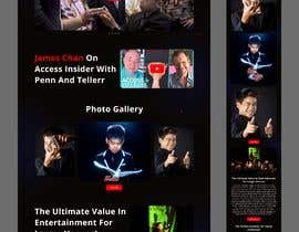 Nro 156 kilpailuun Build a website for James Chan Magician and Juggler käyttäjältä Hossaineasin