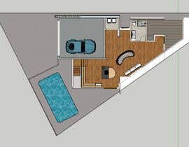 #25 для make a modern architectural design/plan for a 3 bedroom 2 story house with a pool sitting on a 300 square meter lot. от elliesuh90