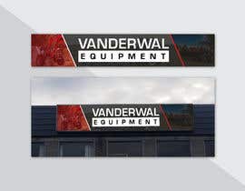 #21 untuk Design a sign for Vanderwal Equipment oleh alakram420