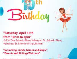 #103 untuk Birthday Party Invitation oleh anamikadisha