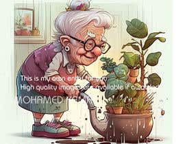 #41 for Looking for an old lady cartoon drawing for my book af mkamal7070