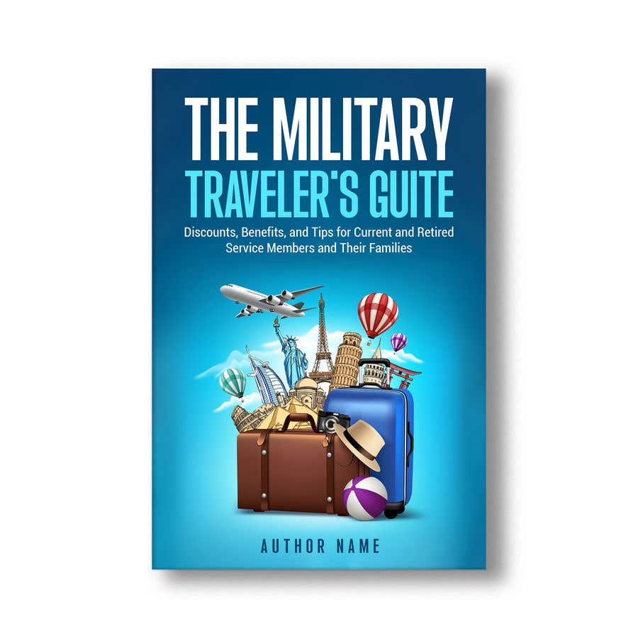 Kilpailutyö #129 kilpailussa                                                 Book Cover Design for Military Travel Guide
                                            