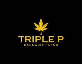 #155 untuk Triple P cannabis farms logo oleh jewelshah07