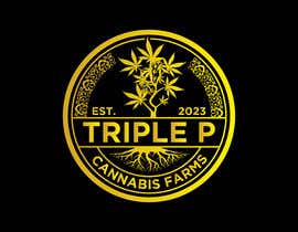 #292 untuk Triple P cannabis farms logo oleh haqhimon009