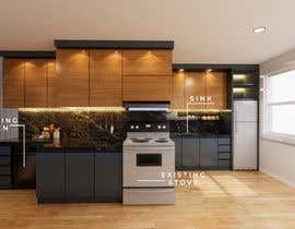 #74 для Design kitchen/living space от antadewaid