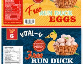 #62 untuk New Label for Duck eggs (Dimensions: 5x3) oleh Zarion04