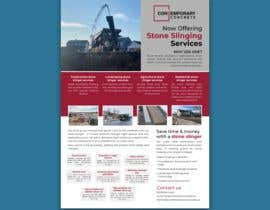 #52 untuk Stone Slinger Services Flyer/Brochure/emailbrochure oleh gilangyogap