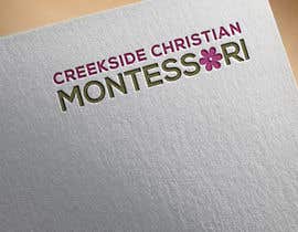 Nro 78 kilpailuun Logo for Private School called - Creekside Christian Montessori käyttäjältä realazifa