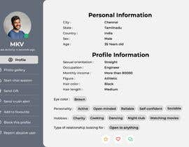 #11 untuk Re design profile page with clean UI. oleh umerworks91