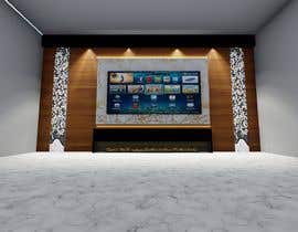 #24 for Need 3D tv wall design with wood and akupanels af xidctg