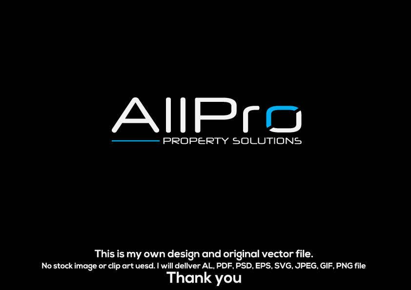 Contest Entry #5 for                                                 AllPro Property Solutions logo
                                            
