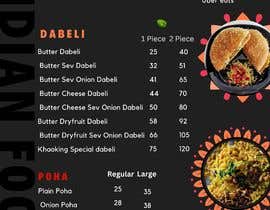 Nro 13 kilpailuun menu design for restaurant khaoking käyttäjältä HaiderGC
