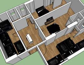 #23 para Need 2d &amp; 3d design for Hostel spread over 1000 sq feet area por ssquaredesign
