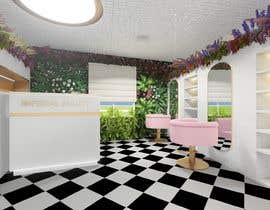 Nro 157 kilpailuun 3D Interior Design for Hair salon käyttäjältä axelcoolsoft