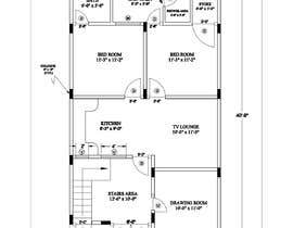 Nro 1 kilpailuun Apartment layout design käyttäjältä AfzaalHasnain