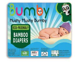 #16 untuk Need visually appealing and eco-friendly Packaging design for &quot;Bamboo diaper&quot; oleh AsifEmbDesigner